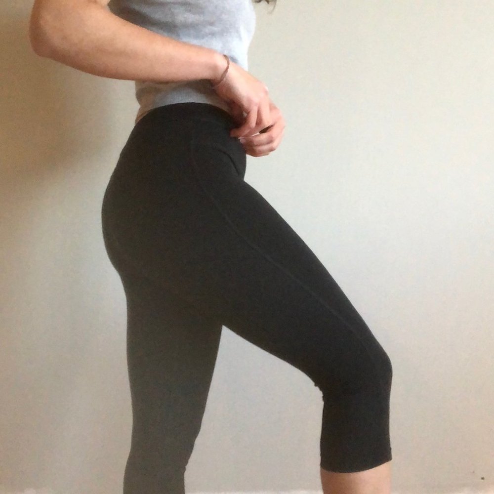Champion 3/4 Black Leggings